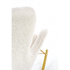 Šūpuļkrēsls ar zelta kājām LIBERTO